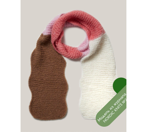 Описание 15 • Nordic Knits № 02 • Шарф • Natural Alpaca Lungo