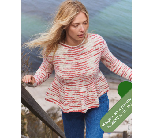 Описание 16 • Nordic Knits № 02 • Джемпер • Natural Alpaca Pelo