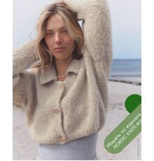Описание 17 • Nordic Knits № 02 • Кардиган • Natural Alpaca Lungo