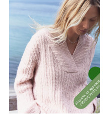 Описание 19 • Nordic Knits № 02 • Пуловер • Natural Alpaca Pelo