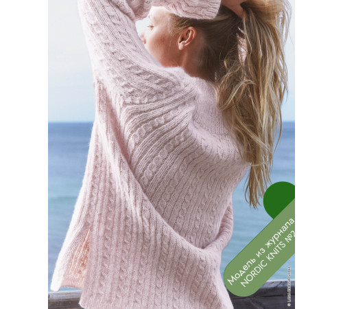 Описание 19 • Nordic Knits № 02 • Пуловер • Natural Alpaca Pelo