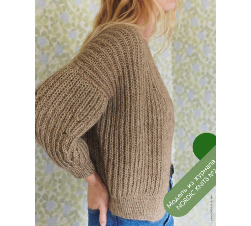 Описание 20 • Nordic Knits № 02 • Кардиган • Natural Alpaca Classico, Setasuri