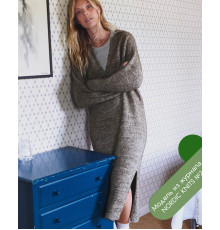 Описание 21 • Nordic Knits № 02 • Платье • Natural Alpaca Pelo