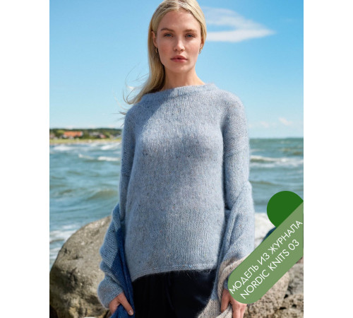 Описание 10 • Nordic Knits № 03 • Джемпер • Natural Superkid Tweed