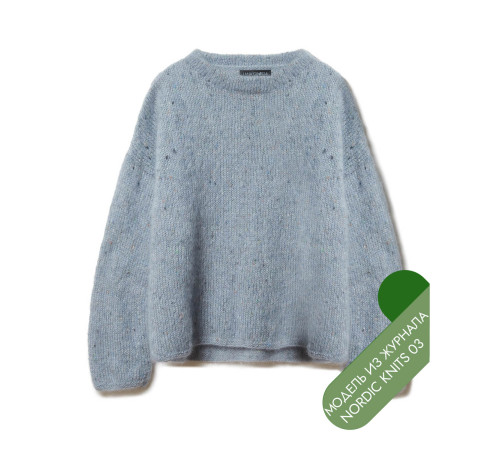 Описание 10 • Nordic Knits № 03 • Джемпер • Natural Superkid Tweed