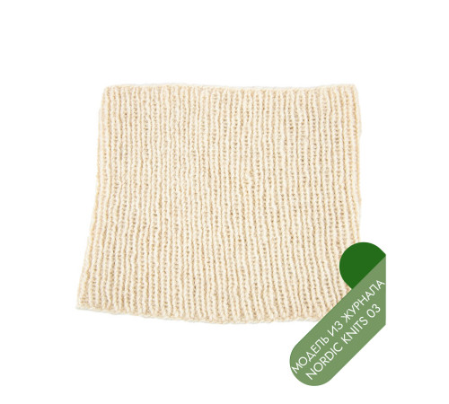 Описание 16 • Nordic Knits № 03 • Шарф • Natural Alpaca Pelo