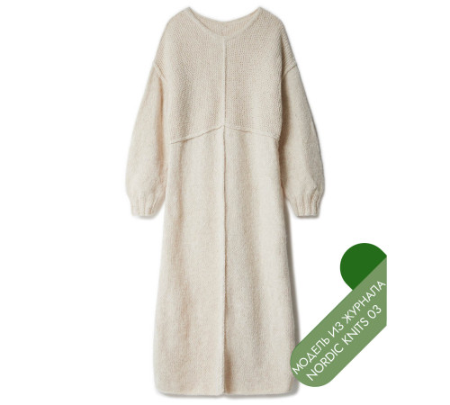 Описание 17 • Nordic Knits № 03 • Платье • Natural Alpaca Pelo