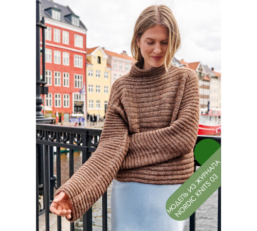 Описание 19 • Nordic Knits № 03 • Свитер • Natural Alpaca Pelo