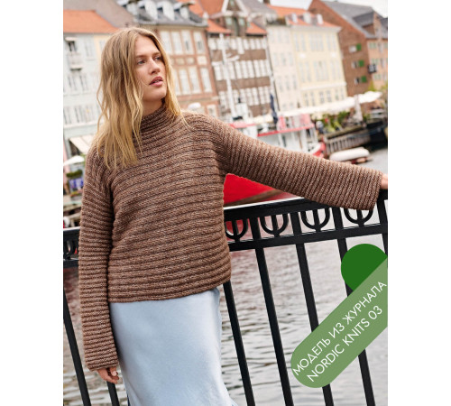Описание 19 • Nordic Knits № 03 • Свитер • Natural Alpaca Pelo