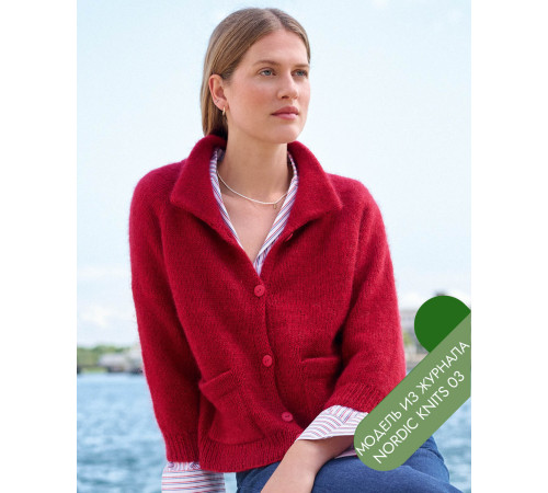 Описание 20 • Nordic Knits № 03 • Кардиган • Ecopuno, Silkhair