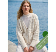 Описание 22 • Nordic Knits № 03 • Кардиган • Natural Alpaca Pelo