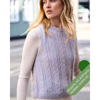 Описание 24 • Nordic Knits № 03 • Жилет • Ecopuno, Silkhair