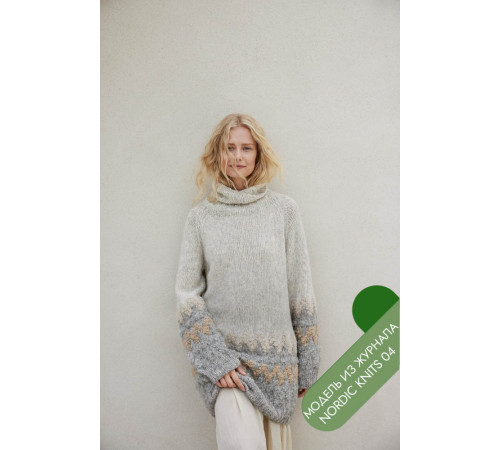 Описание 02 • Nordic Knits № 04 • Свитер • Natural Alpaca Pelo, Orsetto