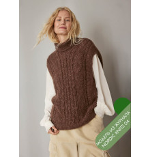 Описание 04 • Nordic Knits № 04 • Жилет • Ecopuno, Natural Superkid Tweed