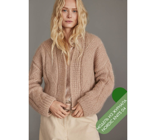 Описание 06 • Nordic Knits № 04 • Кардиган • Mohair di Gio