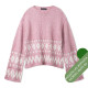 Описание 07 • Nordic Knits № 04 • Джемпер • Natural Alpaca Pelo, Silkhair, Nebbia
