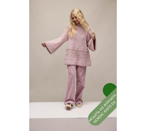 Описание 08 • Nordic Knits № 04 • Джемпер • Natural Alpaca Pelo