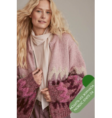 Описание 11 • Nordic Knits № 04 • Кардиган • Natural Alpaca Pelo, Silkhair, Orsetto
