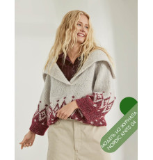 Описание 14 • Nordic Knits № 04 • Пуловер • Natural Alpaca Pelo, Glamour