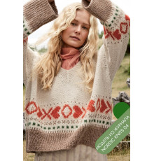 Описание 16 • Nordic Knits № 04 • Пуловер • Natural Lama Chunky, Mohair di Gio