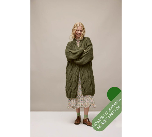 Описание 20 • Nordic Knits № 04 • Кардиган • Mohair di Gio