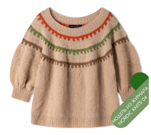 Описание 29 • Nordic Knits № 04 • Джемпер • Nebbia