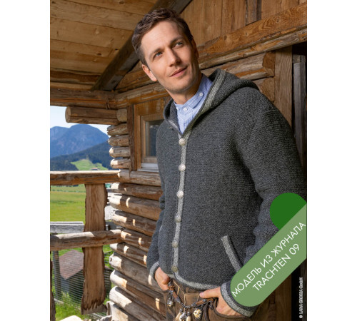 Описание 14 • Trachten 09 • Кардиган • Alta Moda Alpaca
