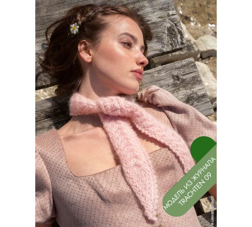 Описание 28 • Trachten 09 • Шарф • Mohair di Gio