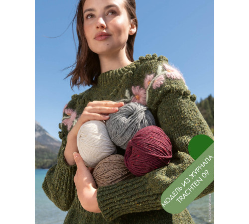 Описание 31 • Trachten 09 • Джемпер • Landlust Soft Tweed 180, Silkhair