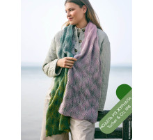 Описание 05 • Tucher № 08 • Платок Шаль • Merino Lace Aquarell, Cool Wool Lace