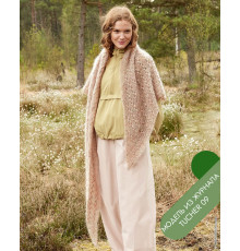 Описание 2 • Tucher № 09 • Платок Шаль • Natural Superkid Tweed
