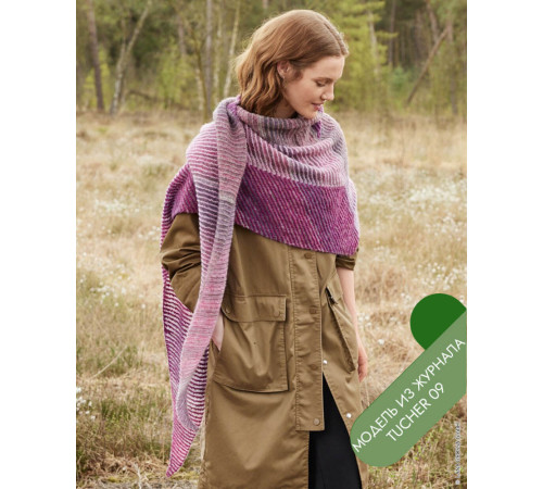 Описание 12 • Tucher № 09 • Платок Шаль • Silkhair Print, Cashmere 16 Fine