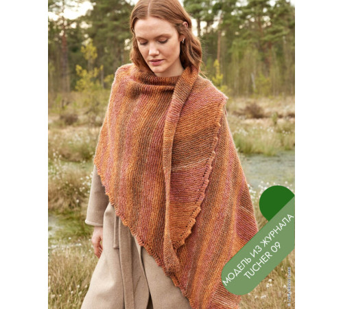 Описание 15 • Tucher № 09 • Платок Шаль • Ecopuno, Silkhair Print