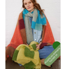 Описание 24 • Tucher № 09 • Платок Шаль • Natural Superkid Tweed