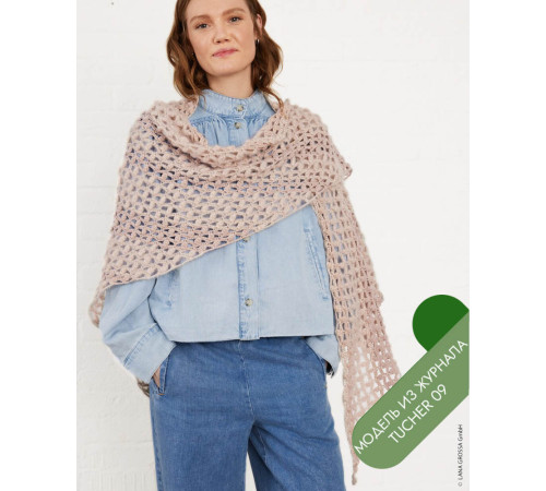Описание 29 • Tucher № 09 • Платок Шаль • Ecopuno, Silkhair, Brillino