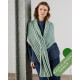 Описание 31 • Tucher № 09 • Шарф • Ecopuno, Brillino, Natural Superkid Tweed