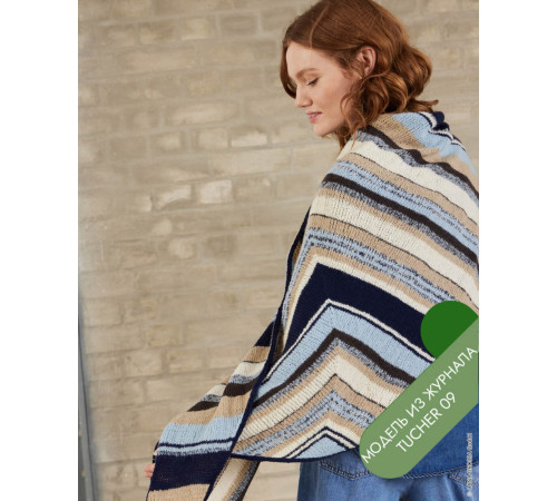 Описание 32 • Tucher № 09 • Платок Шаль • Cool Wool Lace, Soffio