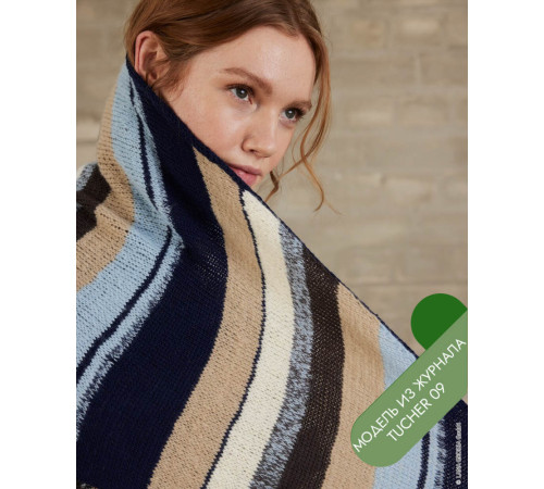 Описание 32 • Tucher № 09 • Платок Шаль • Cool Wool Lace, Soffio