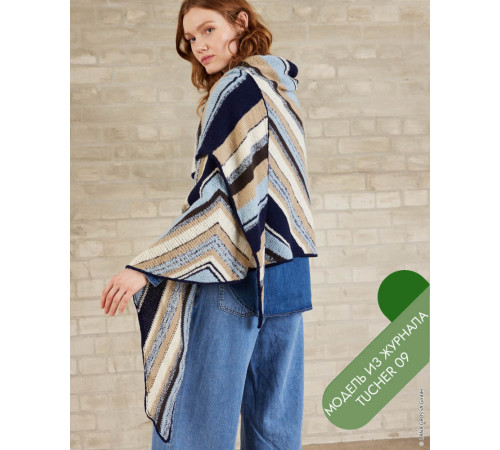 Описание 32 • Tucher № 09 • Платок Шаль • Cool Wool Lace, Soffio