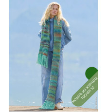 Описание 01 • Tücher 10 • Шарф • Farfalla, Cool Merino