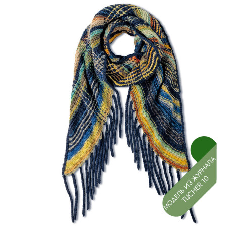 Описание 04 • Tücher 10 • Шарф • Farfalla, Cool Merino