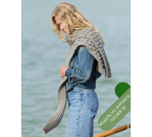 Описание 14 • Tücher 10 • Шарф • Cool Merino, Silkhair