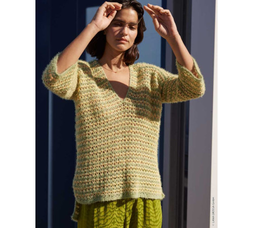 0117 • Описание Пуловер • Per Fortuna • Capri