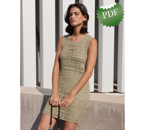 0121 • Описание Платье • Cotton Melange