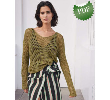 0127 • Описание Пуловер • Solo Lino
