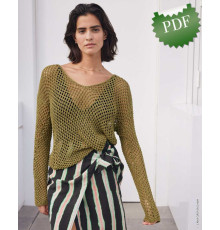 0127 • Описание Пуловер • Solo Lino