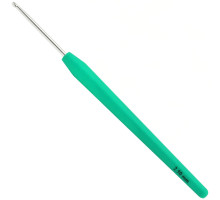 Крючок Lana Grossa Алюминий с пластиковой мягкой цветной ручкой 15 см • 2.5