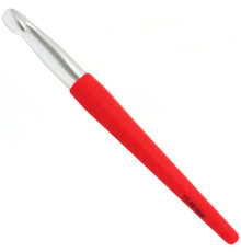 Крючок Lana Grossa Алюминий с пластиковой мягкой цветной ручкой 15 см • 10.0