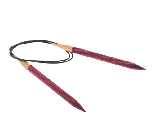 Круговые спицы Lana Grossa Дерево Окрашенное Signal 80 см • 8.0