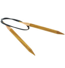 Круговые спицы Lana Grossa Дерево Окрашенное Signal 80 см • 9.0